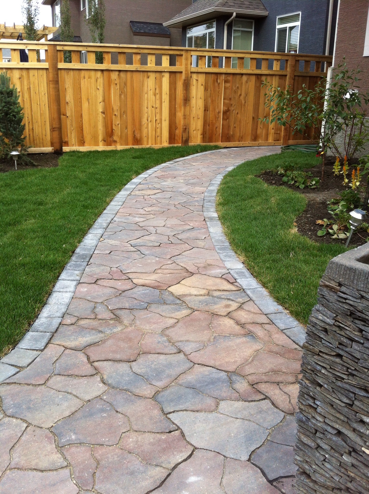 paver-stones-walkway-and-fence-build